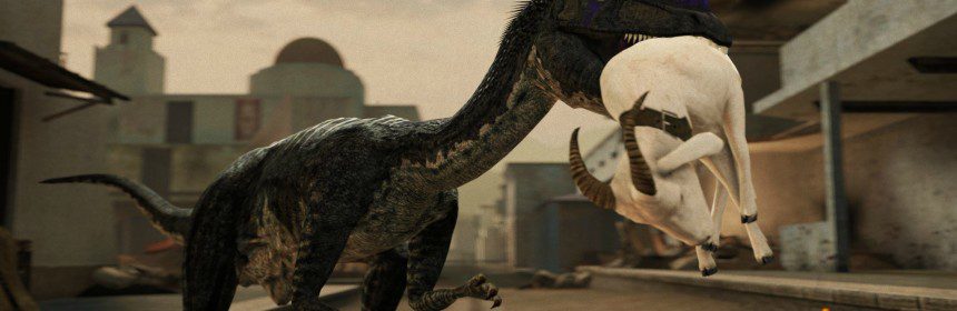 dino-d-day-dinosaur-with-a-goat