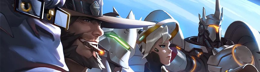 overwatch mmo fps cassidy reinhardt mercy