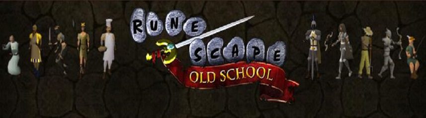 old school runescape logo banner
