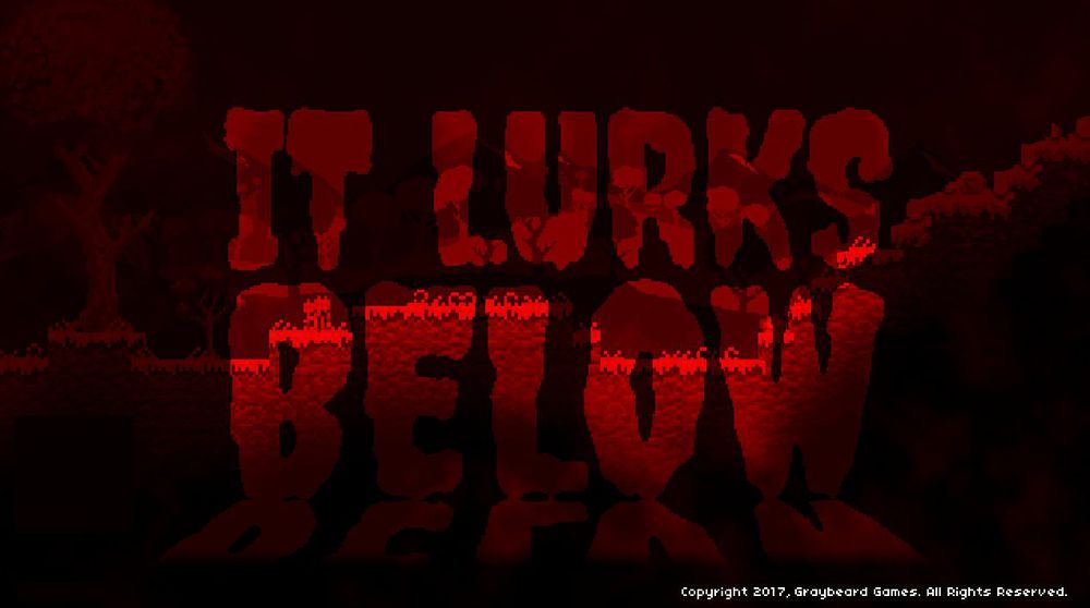 it lurks below logo