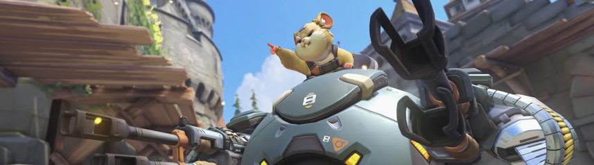 overwatch wrecking ball pointing