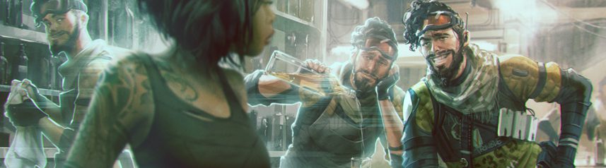 apex legends mirage bar art