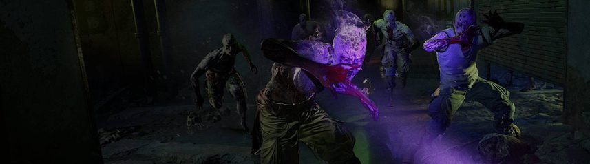 dying light 2 uv light zombies banner