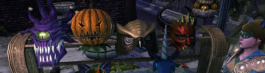neverwinter masquerade of liars masks banner