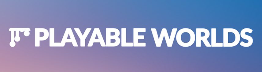 playable worlds logo banner