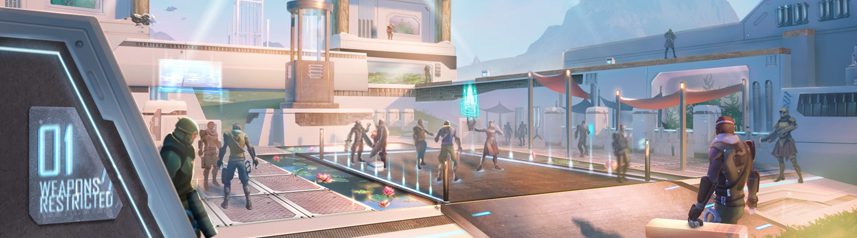 project c town square concept art banner