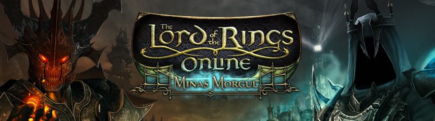 lord of the rings online fantasy mmorpg minas morgul banner