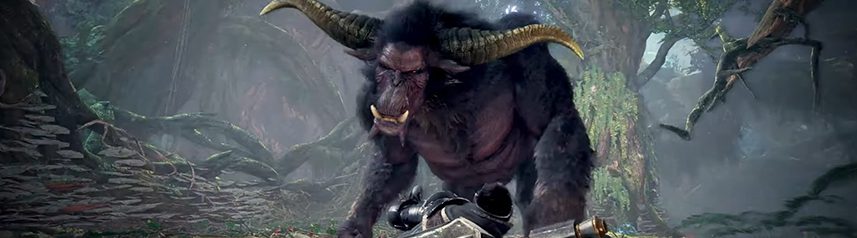 monster hunter world rajang banner