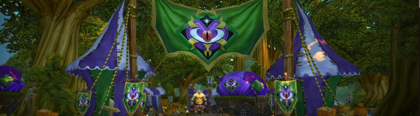 world of warcraft classic darkmoon faire banner