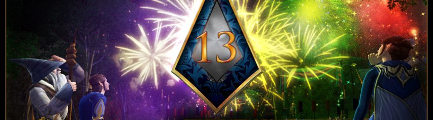 lord of the rings online 13th anniversary banner