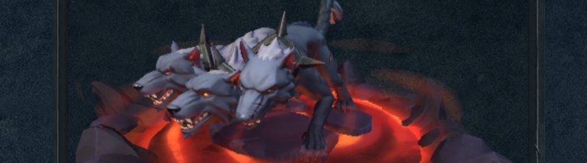 runescape cerberus pet banner