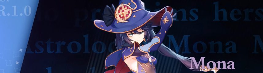 genshin impact mona black blue banner