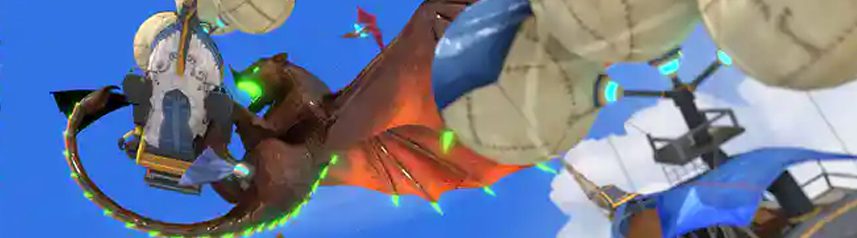 ilysia airships dragon banner