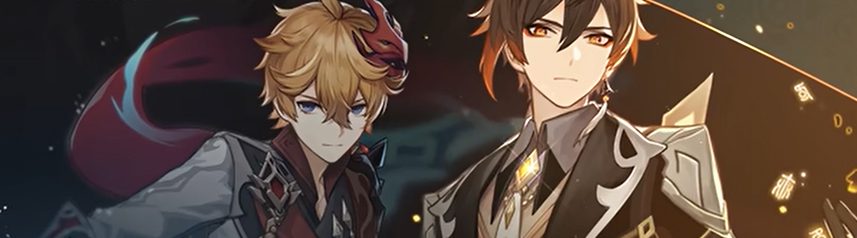 genshin impact childe zhongli banner