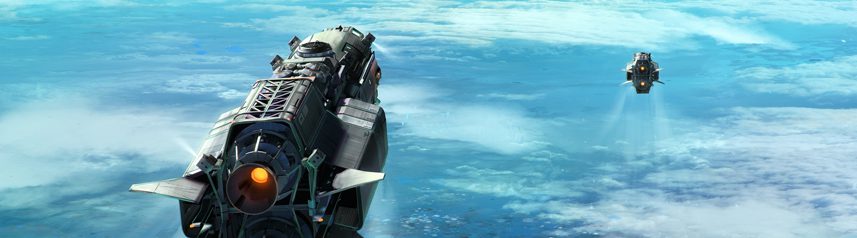 prosperous universe ship orbit banner