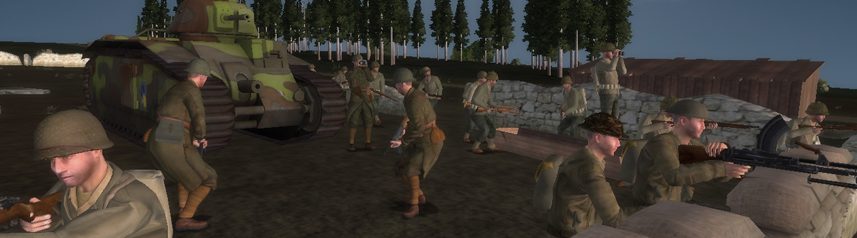 world war 2 online sandbags banner