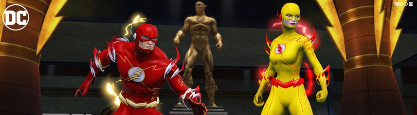 dc universe online 10th anniversary flash banner