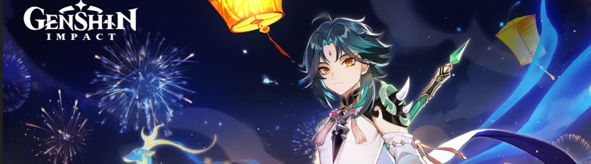 genshin impact xiao key art banner