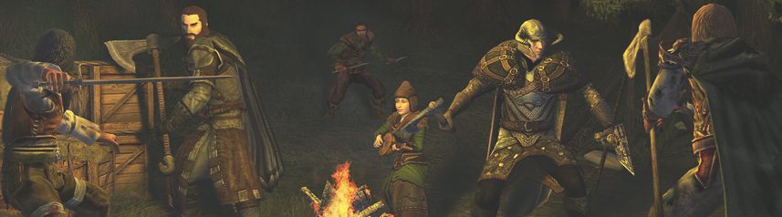 lord of the rings online update 29 wildwood key art banner