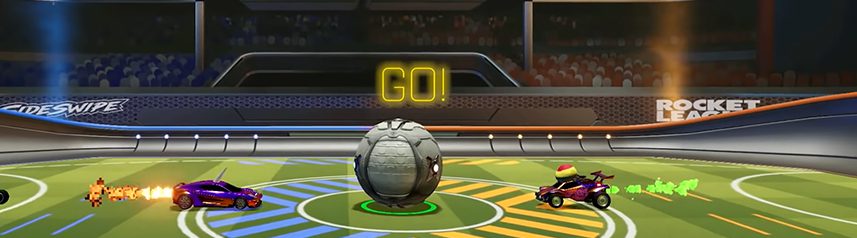 rocket league sideswipe alpha gameplay banner