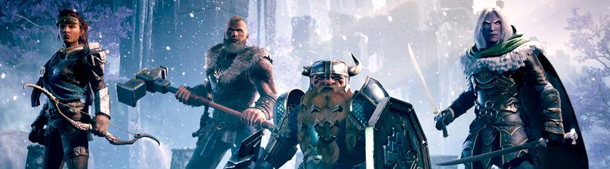 dungeons and dragons dark alliance characters banner