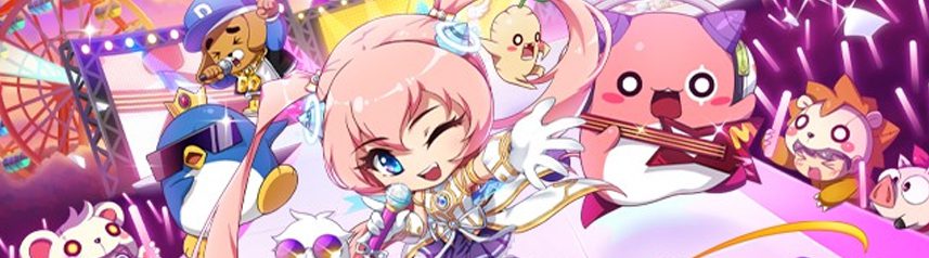 maplestory m 3rd anniversary angelic buster banner