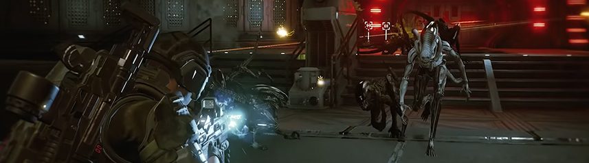 aliens fireteam elite running xenomorph screenshot banner