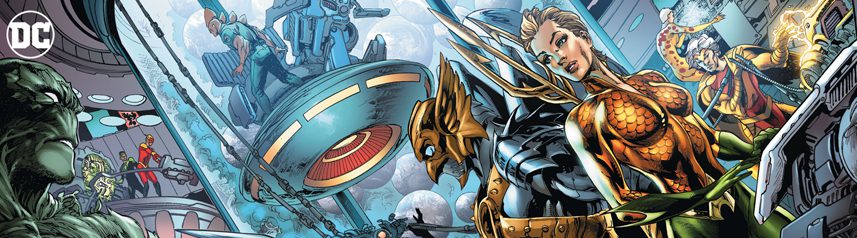 dc universe online house of legends key art banner