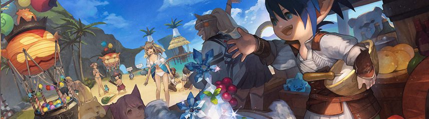 final fantasy xiv moonfire faire 2021 beach banner