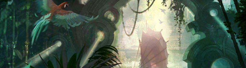 guild wars 2 one path ends watercolor art banner