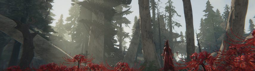 naraka bladepoint forest clearing banner