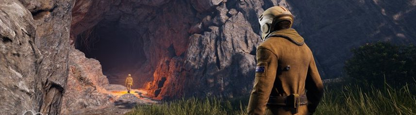 icarus no rescue cave exploring art banner