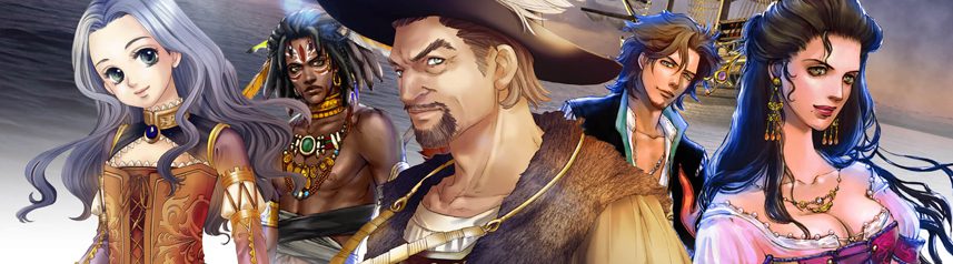 uncharted waters online character wallpaper banner