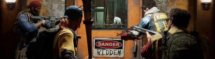 back 4 blood safe room exit banner