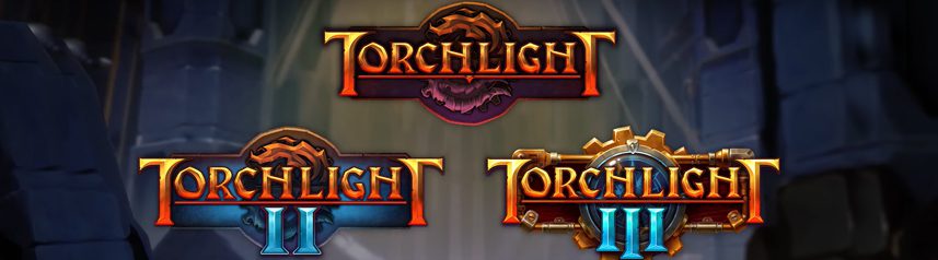 torchlight franchise logos banner