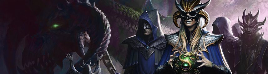neverwinter echoes of prophecy cult of the dragon key art banner