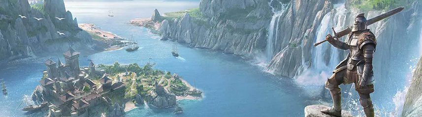 elder scrolls online legacy of the bretons key art banner