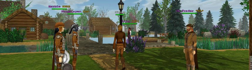 eternal lands log cabins open source fantasy mmorpg banner