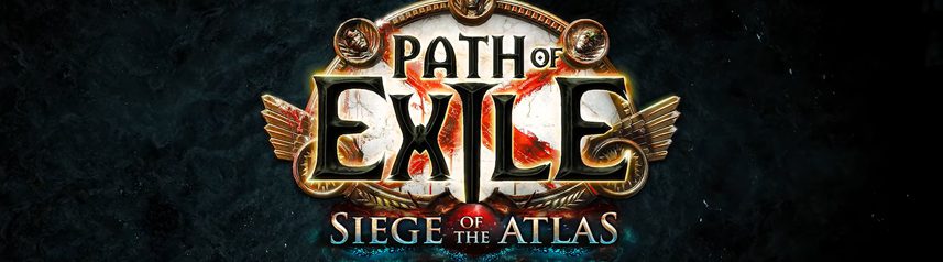 path of exile siege of the atlas league logo banner
