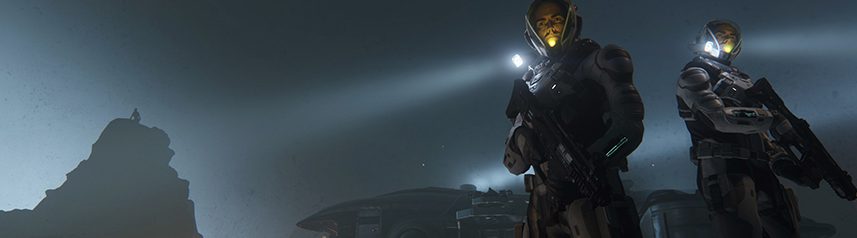 star citizen exploration space suits sci-fi sandbox mmo banner
