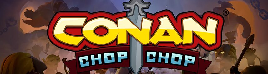 conan chop chop logo banner