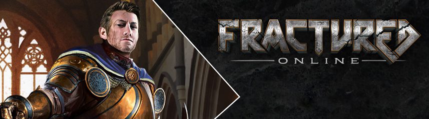 fractured online knight logo banner