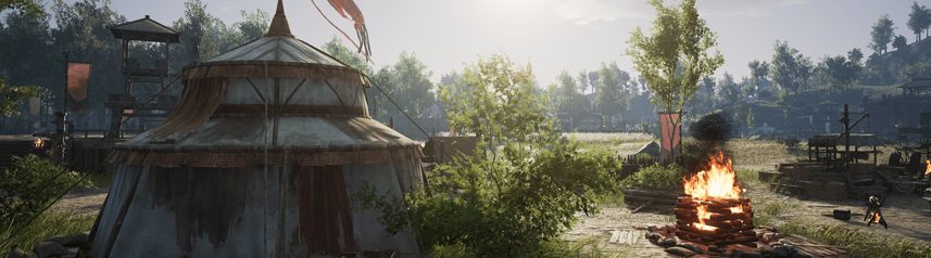 myth of empires camp tent banner