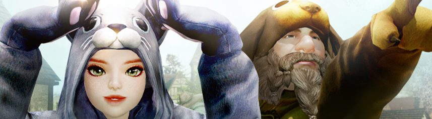 archeage fantasy mmorpg meow woof commander event banner