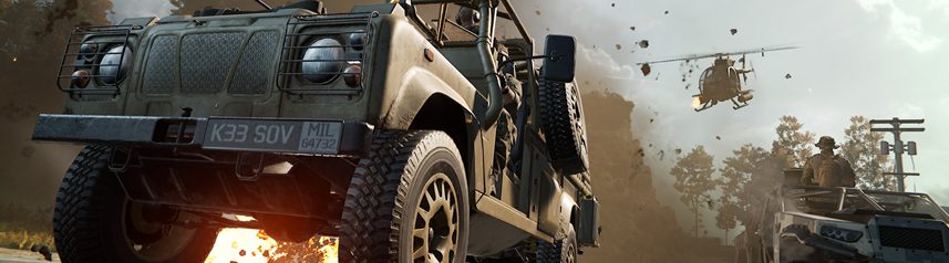 crowz squad battle royale shooter jeep helicopter chase banner