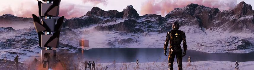 dual universe snowy lake banner
