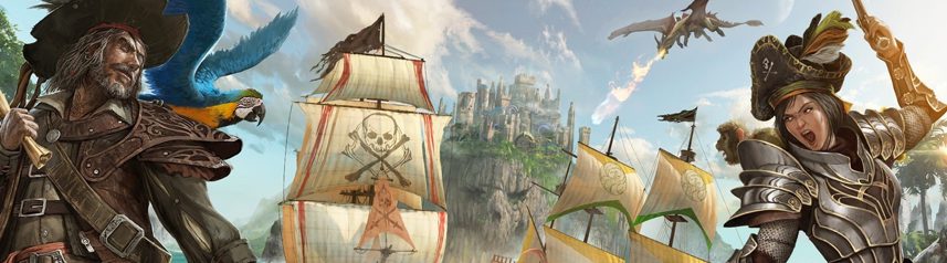 atlas survival mmo key art banner