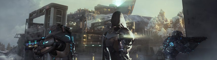 dysterra survival mmo fps key art banner