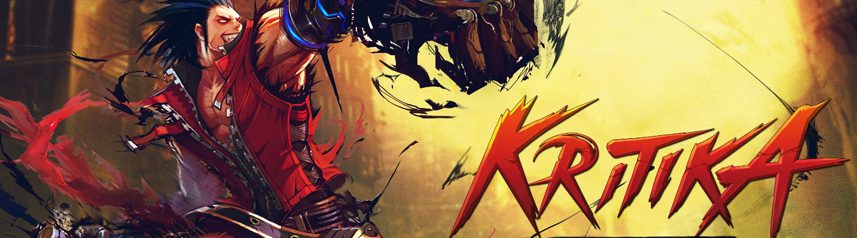 kritika global blockchain mmorpg warrior key art
