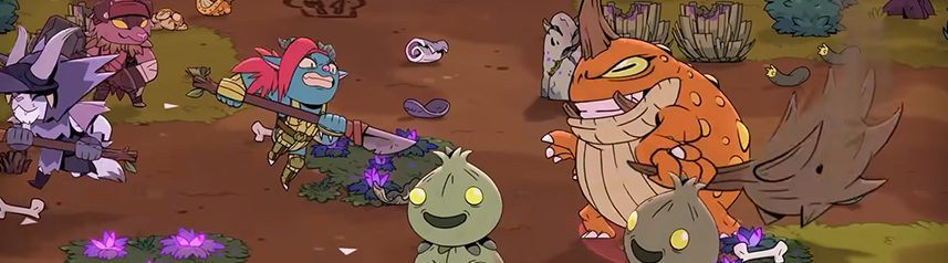 rotwood 2d co-op roguelike gameplay trailer